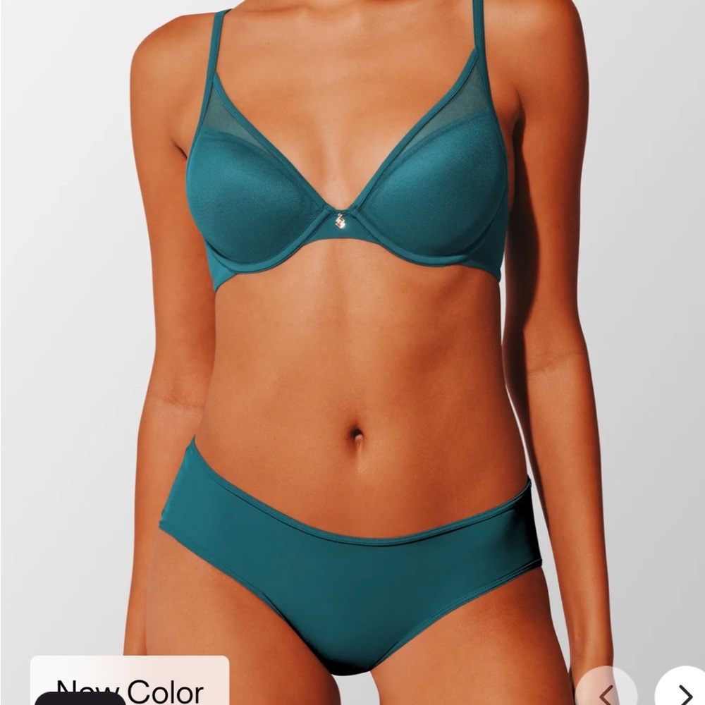 THIRDLOVE Uplift Plunge Bra size 38 A 1/2